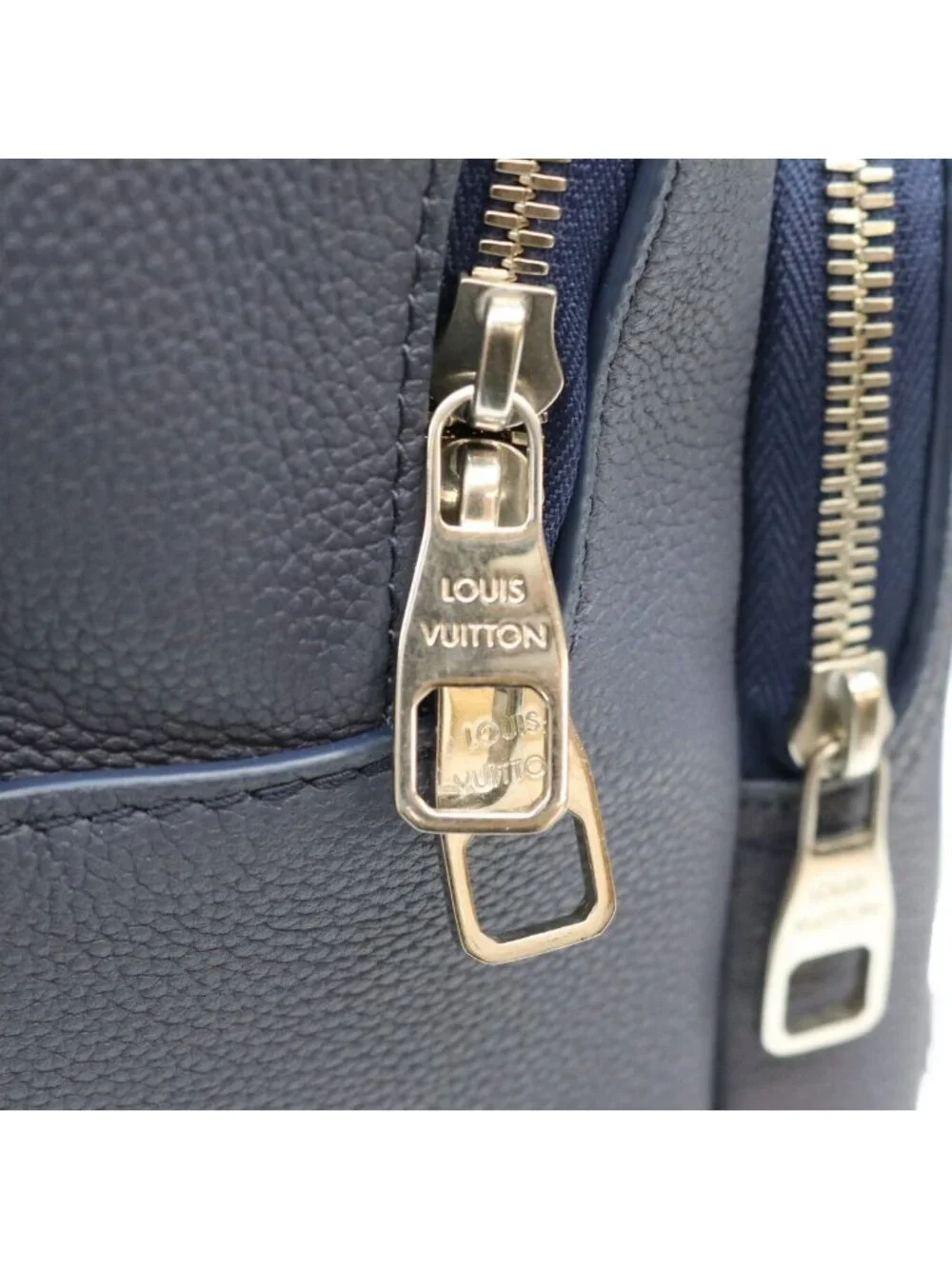 Louis Vuitton Navy Aerogram Discovery Work Backpack